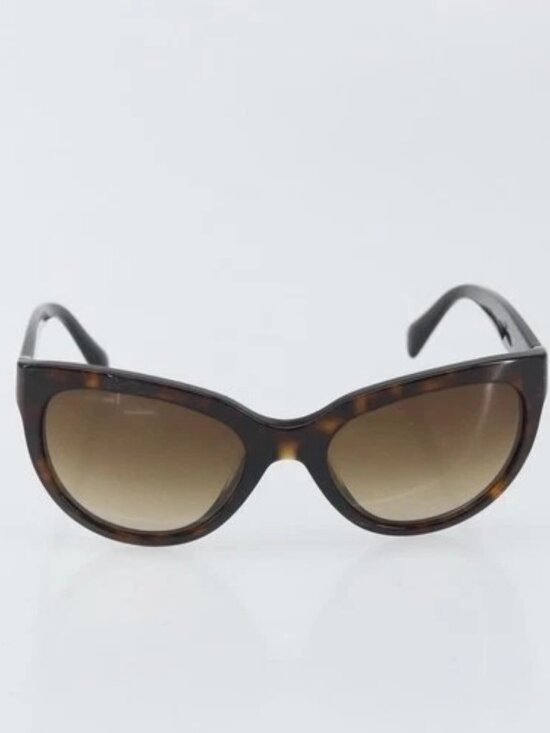 PRADA Sunglasses plastic Brown Auth bs33301 main image 7